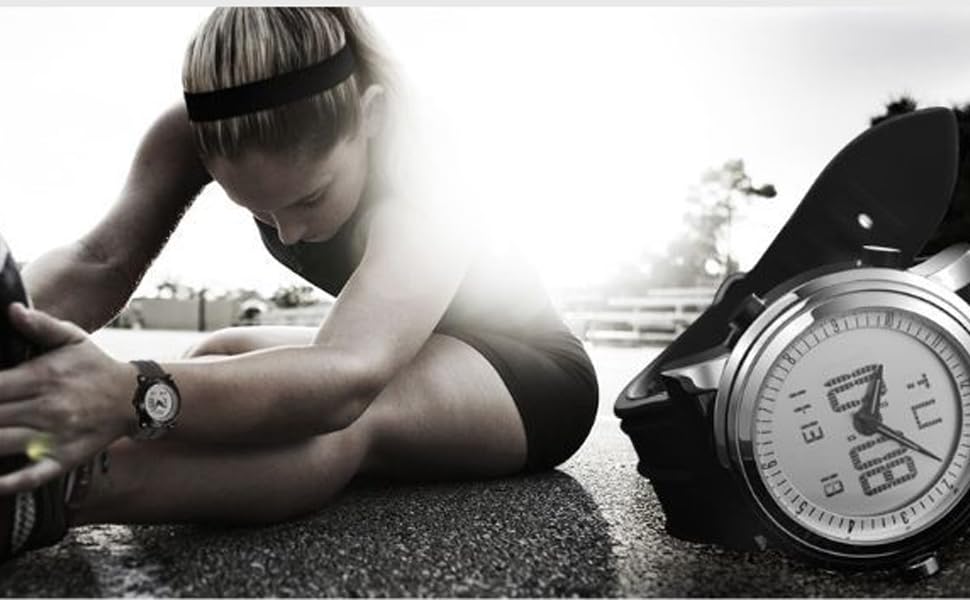 Amazon.co.jp: デジタル時計 メンズ 腕時計 デュアルタイム