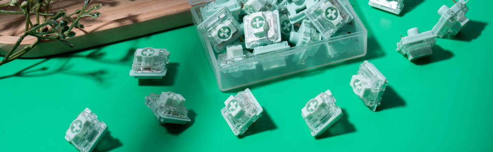 Kutethy X Gateron Jade Series Low Profile Newly upgraded customized Keyboard Switch