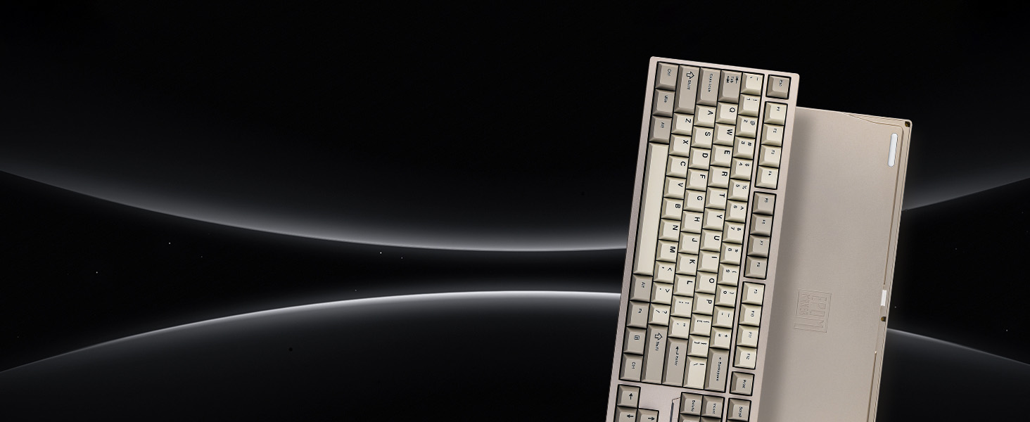 EPOMAKER P87 Wireless Mechanical Keyboard Aluminum QMK/VIA Tri-mode