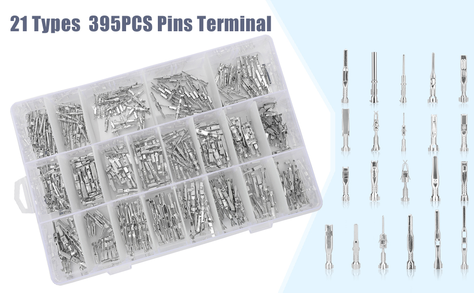 Amazon.com: Linkstyle 395PCS Connector Pins Terminal Kit, 21