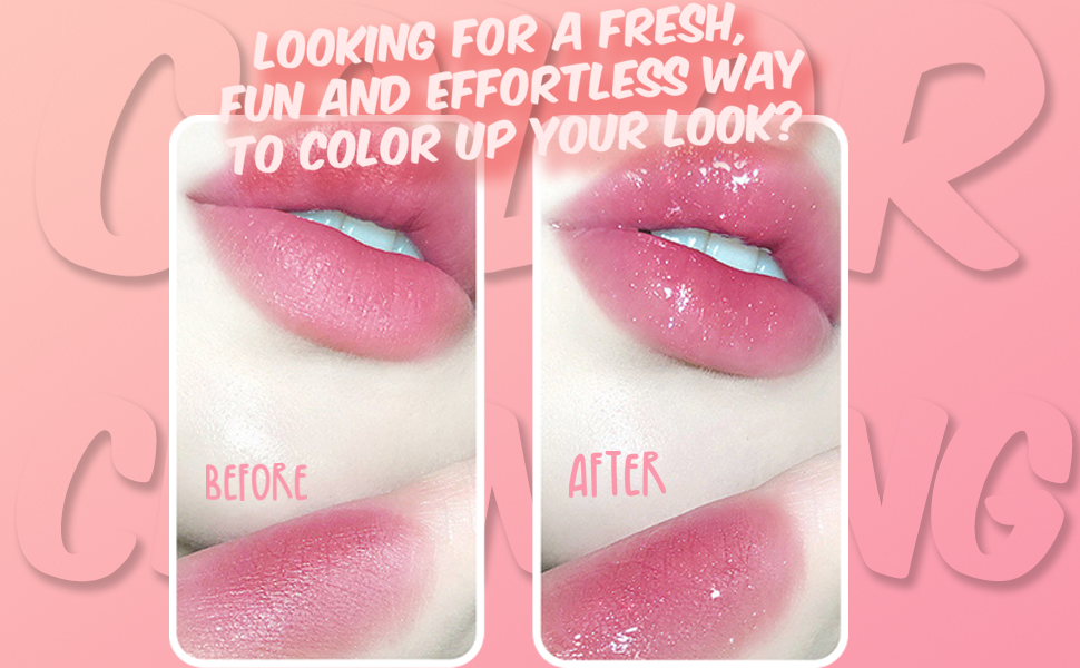 VIOLA HOUSE Color Changing Lip Gloss, PH Lip Tinted, High