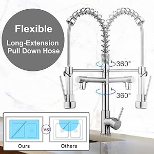 kitchen faucet with sprayer