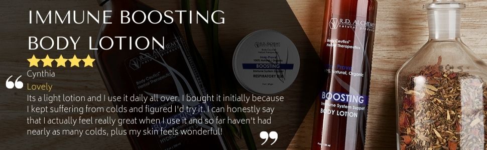 Immune Boosting Body Lotion Testimonial