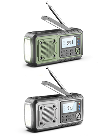 solar crank radio flashlight cell phone charger