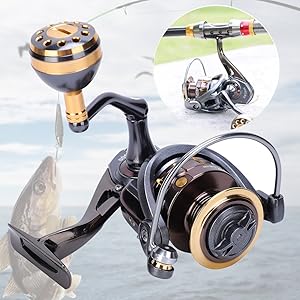 Amazon | スピニングリール 釣りロードスピニングリール