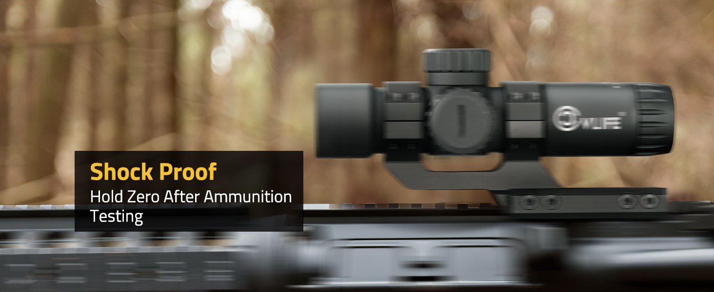Shock Proof - CVLIFE JackalHowl 4x30 Compact Rifle Scope