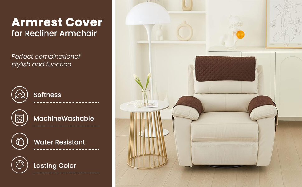 Armrest covers stretchy 2piece set chair or sofa arm protectors stretch to fit ebay