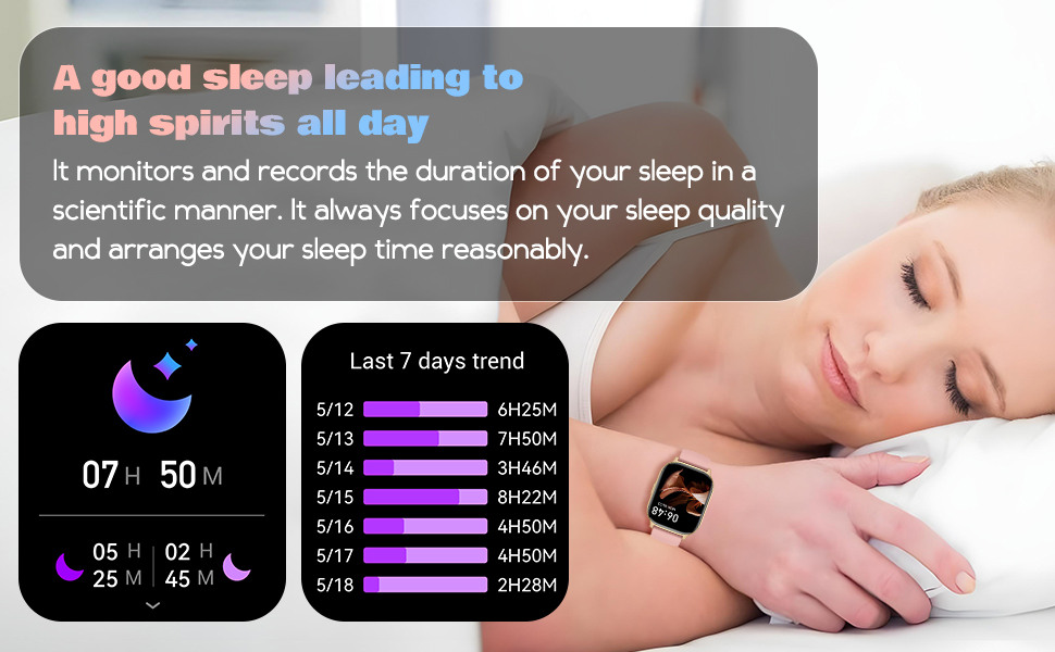 Smart Watch for Men Women Answer/Make Calls, upgrade 2.1" Touch Screen