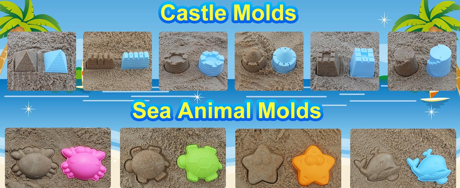 sandcastle building toys