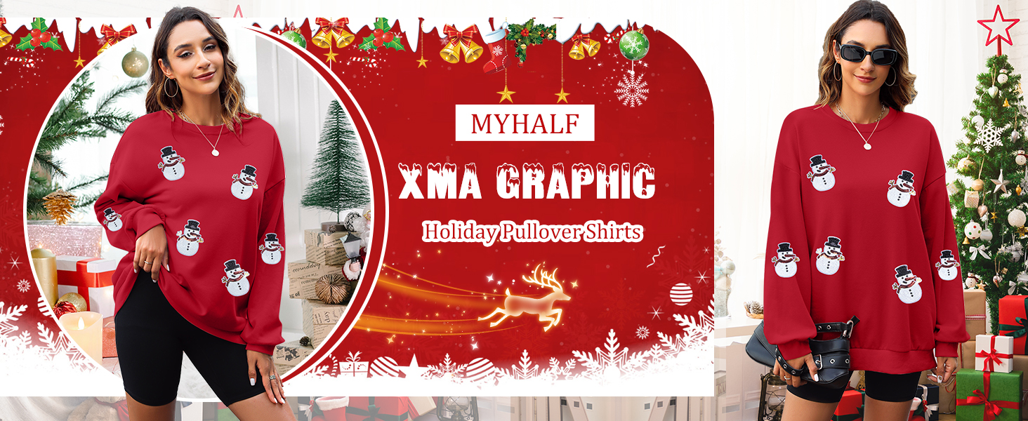 christmas sweatshirts for women