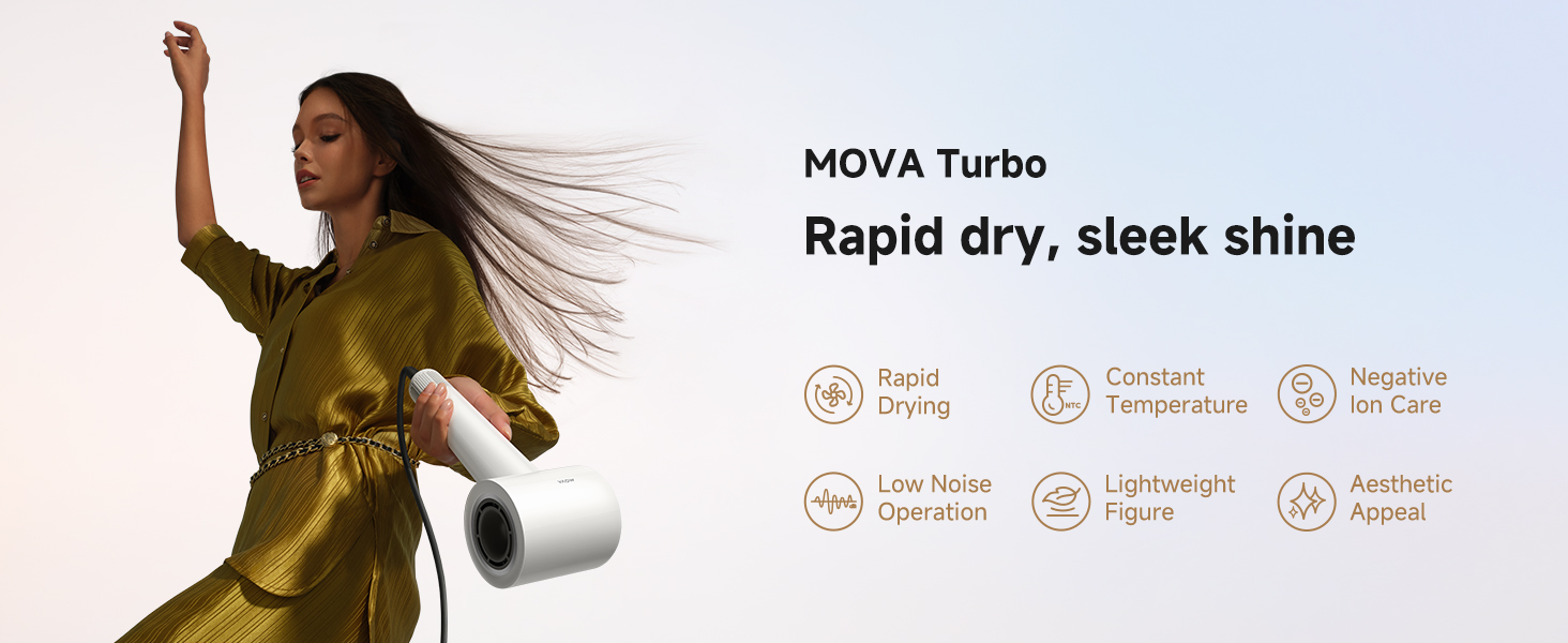 MOVA Turbo rapid drying hair dryer