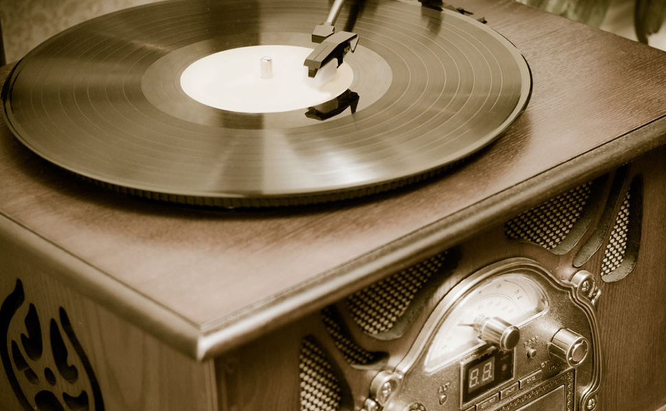 WANLIAN Vinyl Record Wall Mount Display Holder, 10 Sets