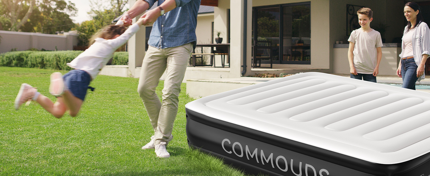 air mattress queen with built in pump