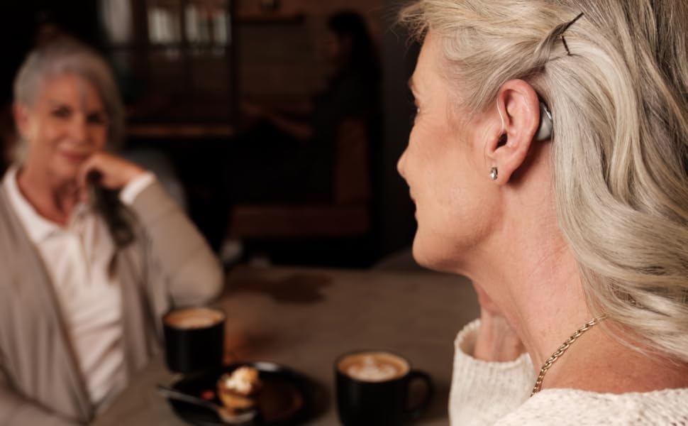 Go Ultra OTC Hearing Aids for Seniors and Adults, Behind