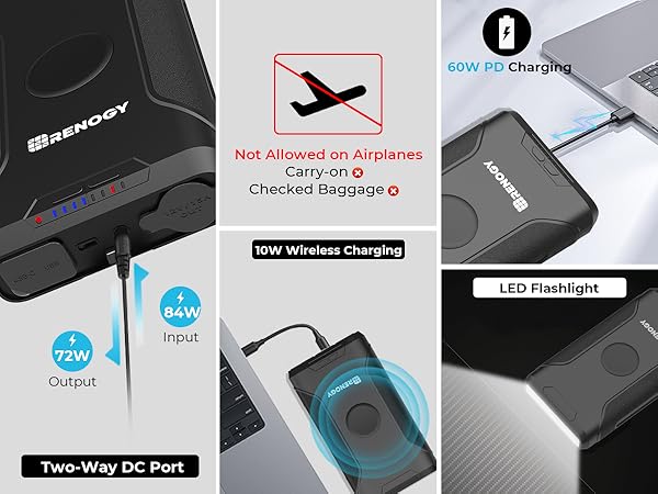その他 Renology Mobile Battery (72,000mah) 2X Pack - Universal Remote Control MX-980 Battery