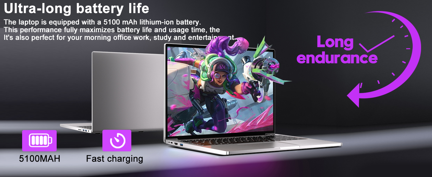 Laptop Gaming Computer 16GB RAM 512GB