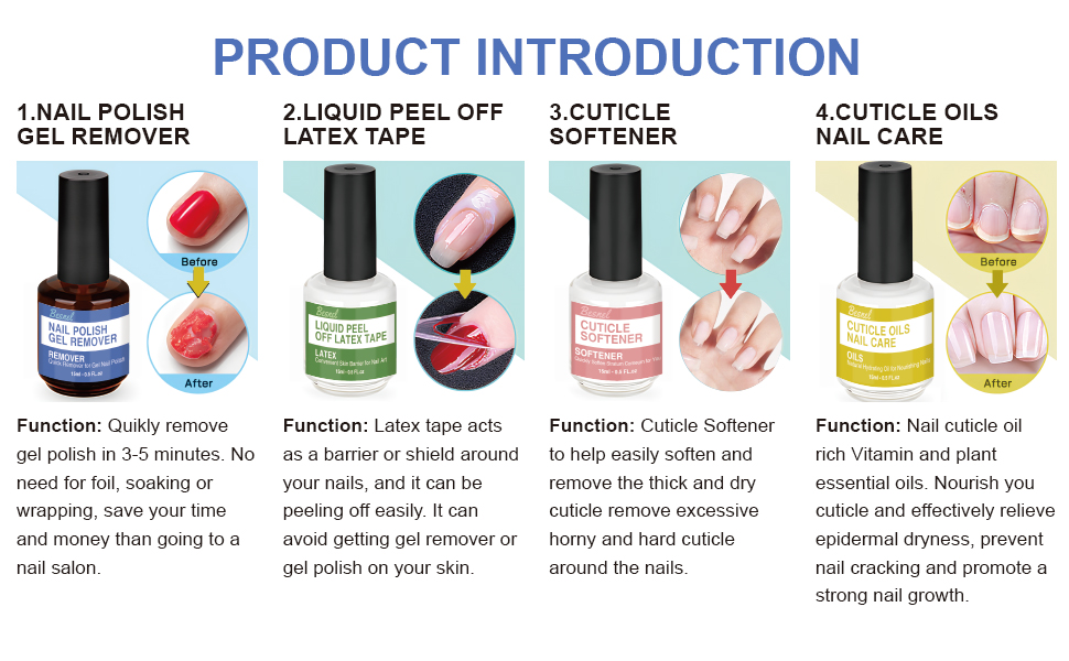 Gel Nail Polish Remover Set