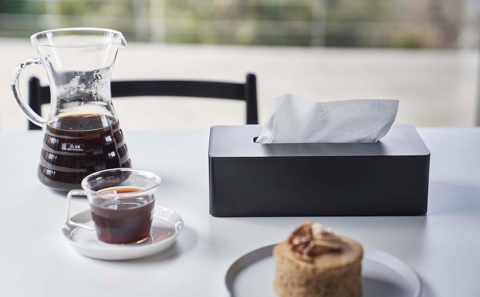Amazon.co.jp: 山崎実業(Yamazaki) ティッシュケース レギュラー