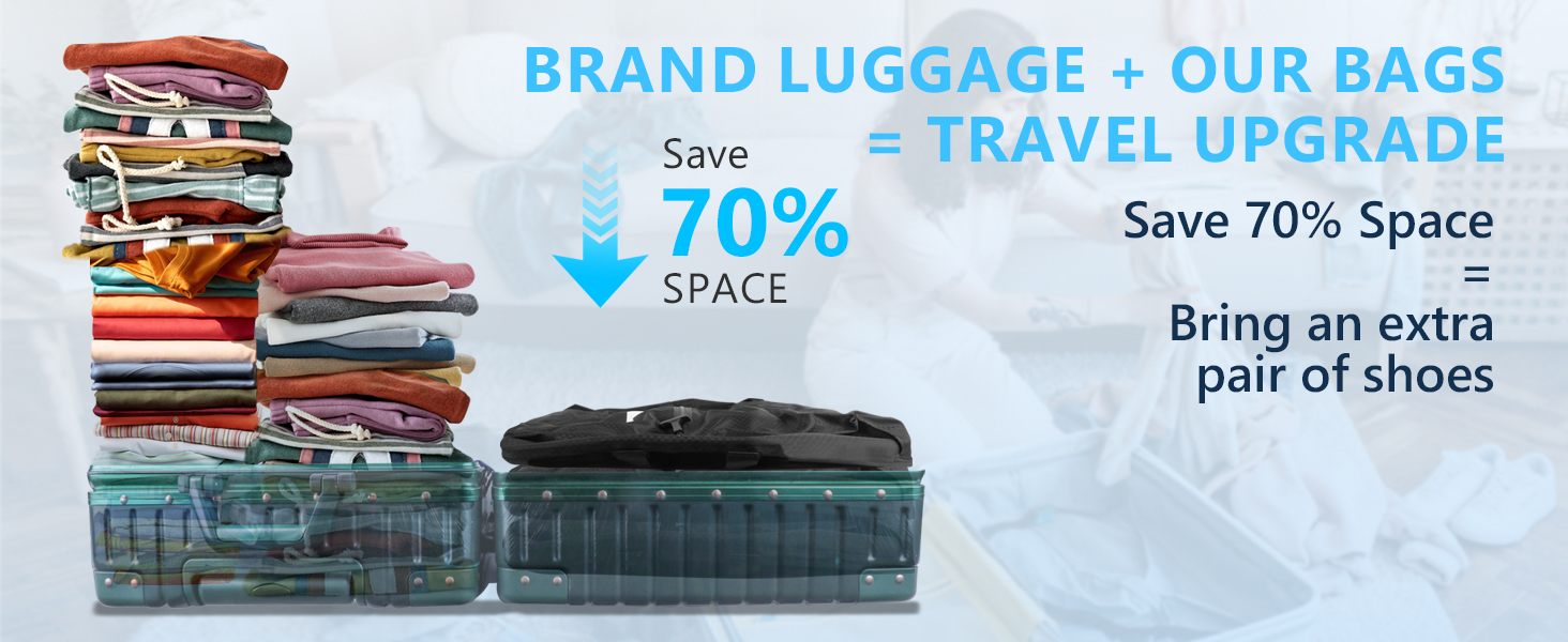 Travel vacuum bag