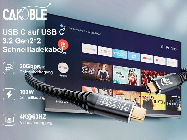 کابل USB-C 3.2 نسل دوم
