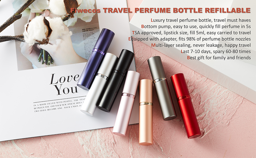 Fiwecos travel perfume bottle