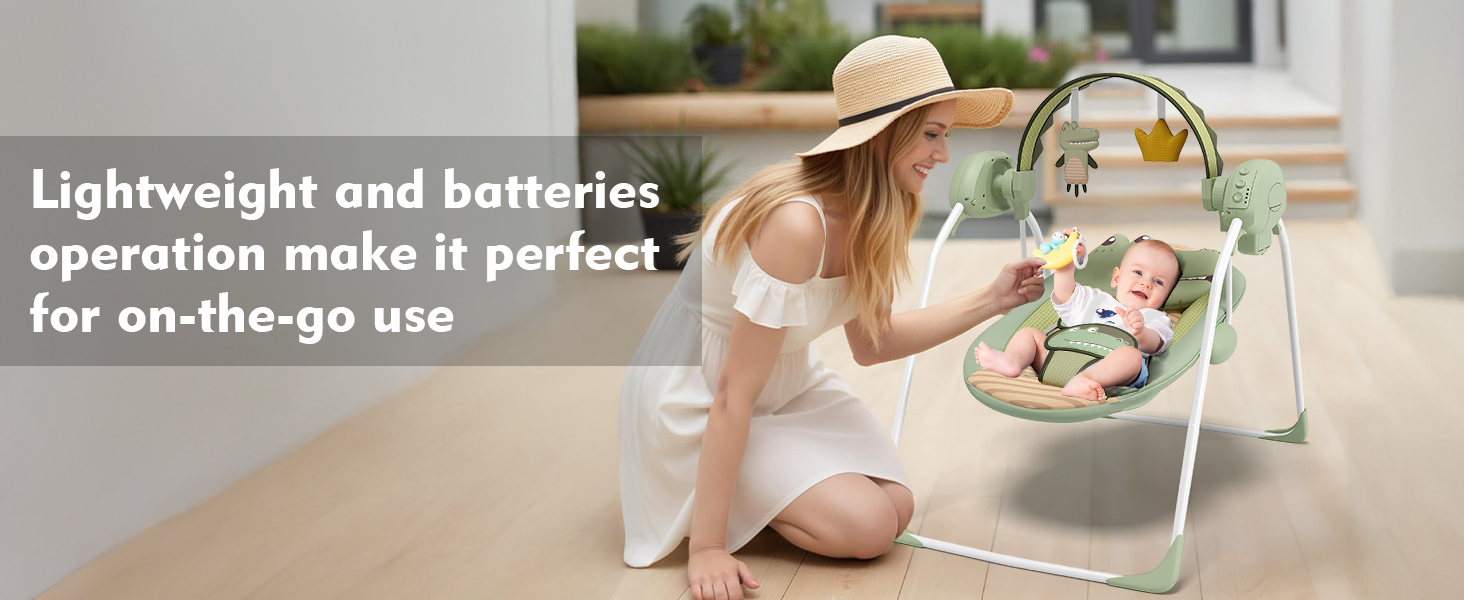 Use the included AC adapter for indoor plug-in operation, or switch to battery mode for portability