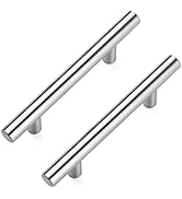 Aegero 10 Pack Cabinet Pulls Brushed Nickel Stainless Cabinet Handles, for Kitchen and Bathroom C...