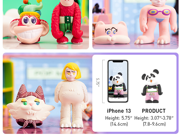 Amazon.com: POP MART CoolrainLABO Oh Face Series 1PC