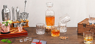 Juego de decantador y vidrio