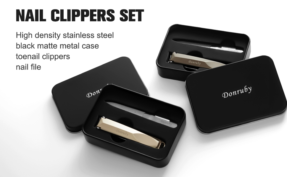 Nail Clipper Set,15mm Wide Easy Press Lever Nail Clipper