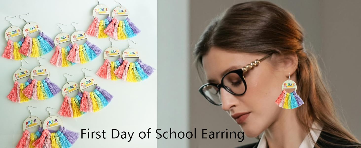 First Day of School Earring