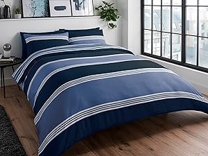 printed tropical leaf duvet set