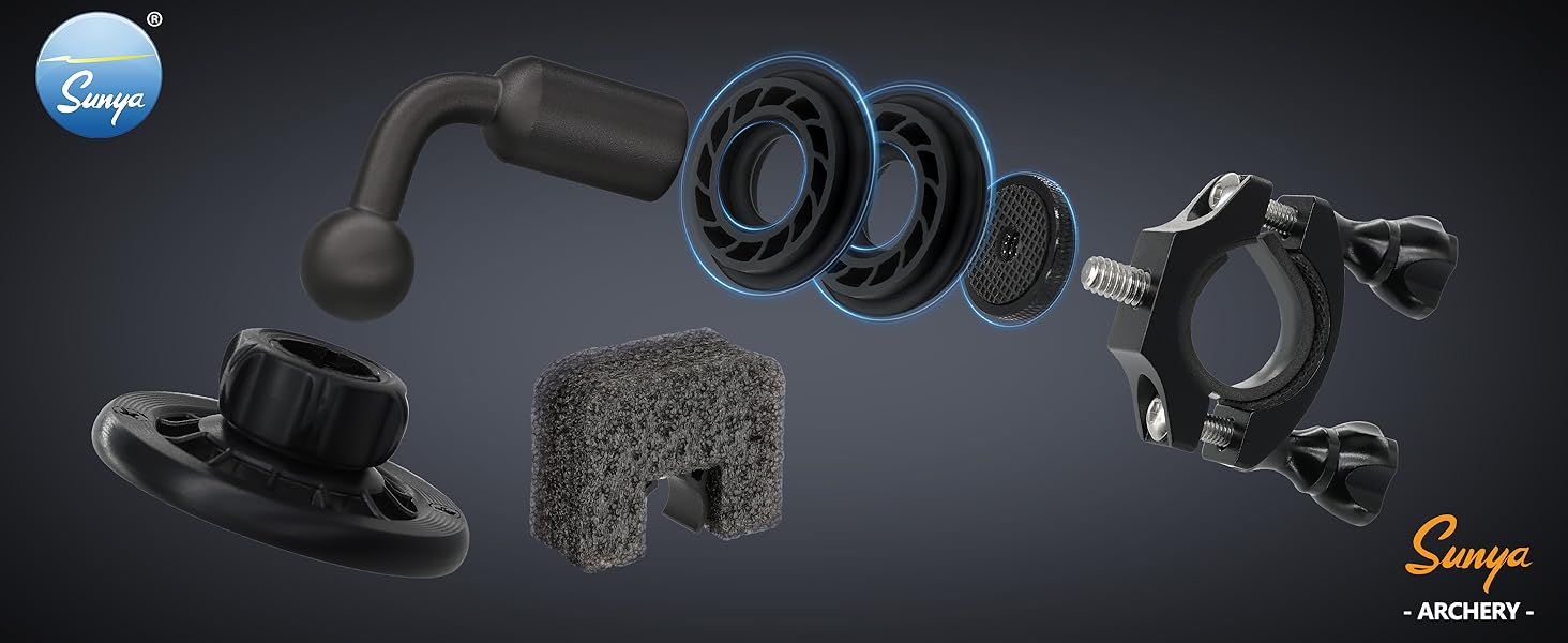 compound bow phone mount