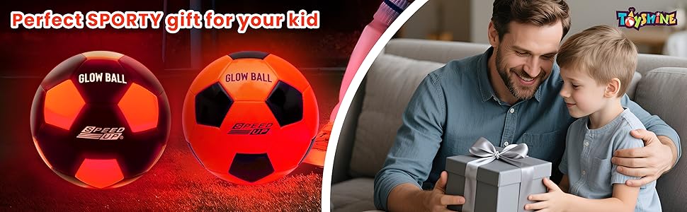 Toyshine Speed Up LED Light Up Glow Football Night Sport Game Training