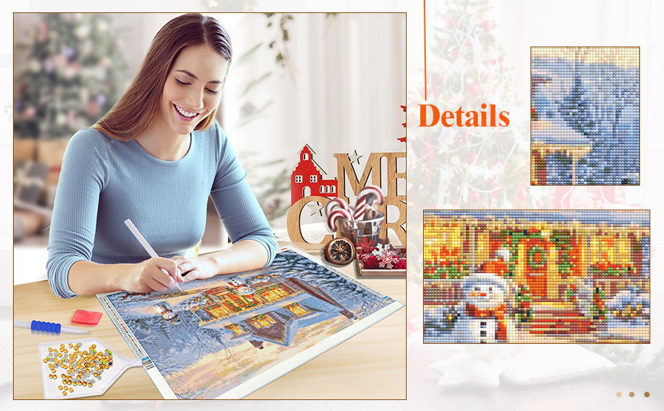 JOOZ Large Diamond Painting Kits for Adults Full Drill