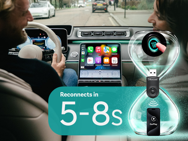 Amazon.com: OTTOCAST Mini 2025 Wireless CarPlay & Android