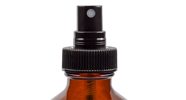 close up of fine mist sprayer