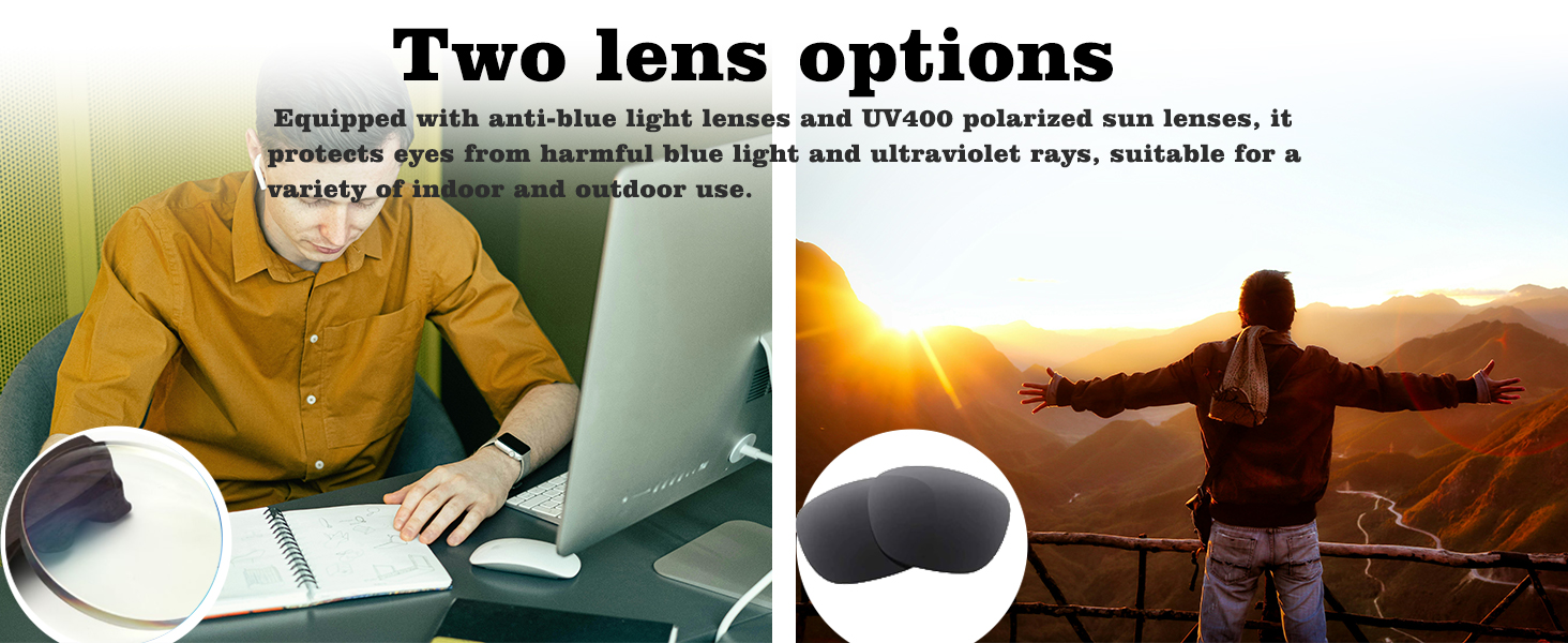 Two lens options