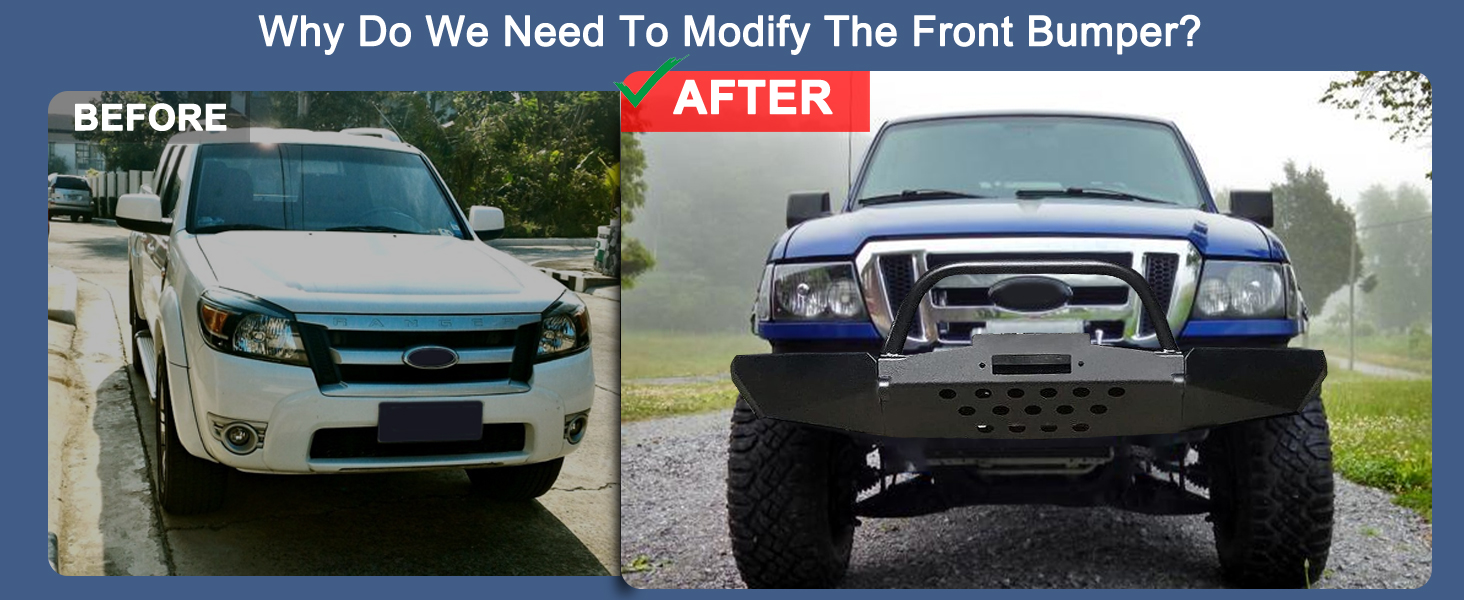 Front Bumper for Ford Ranger 2004