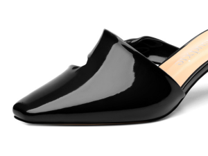 Amazon.com | zasudxie Women's Kitten Heel Mules, Square Toe