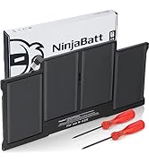 NinjaBatt A1466 Replacement Battery for Apple MacBook Air 13″ (Mid 2013, Mid 2012, Early 2014, Ea...
