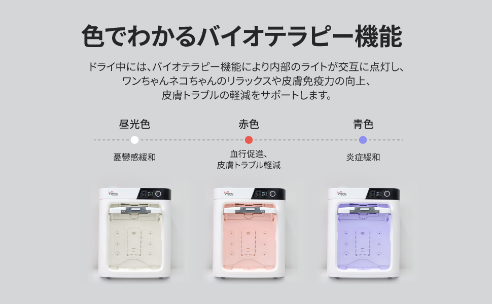 WOOINU ペット用ドライヤー 中型用 154L ホワイト Amazon | wooinu ペットドライルーム 中型用 【容量 154L】 18kg