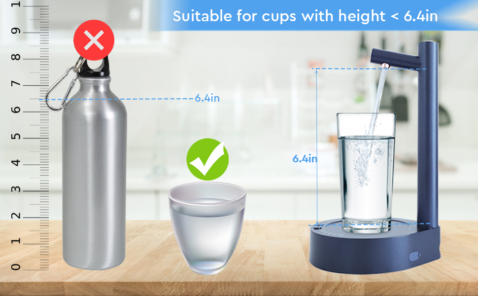 Desktop Water Bottle Dispenser, Ovtel Bedside Automatic Water