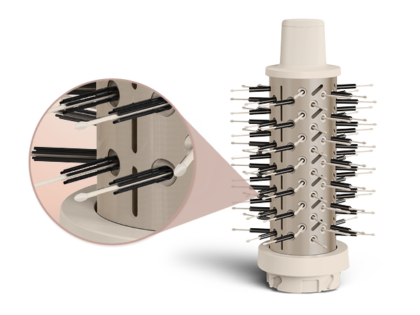 Shapes, smooths, and tames bangs, layers, and ends. Compatible only with the Shark SpeedStyle.