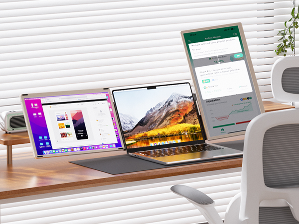 Amazon.co.jp: LGGST S6 トリプルモニター ポータブルモニター 15.6