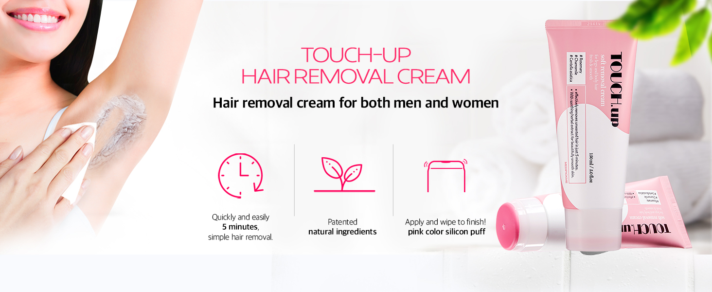 touchup hair removal cream