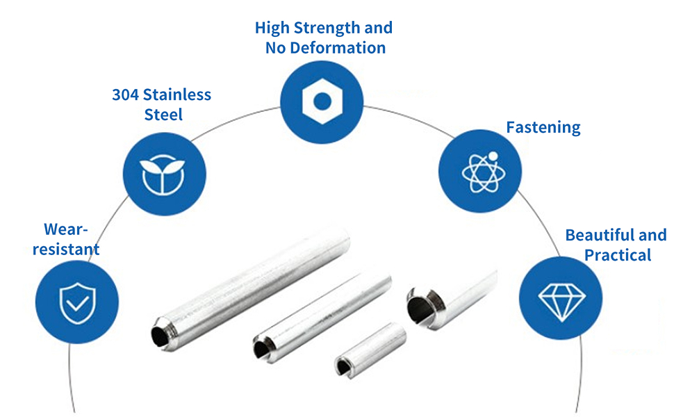 260Pcs 30 Kinds Stainless Steel Split Spring Dowel Tension Roll Pins M1 5 To M6