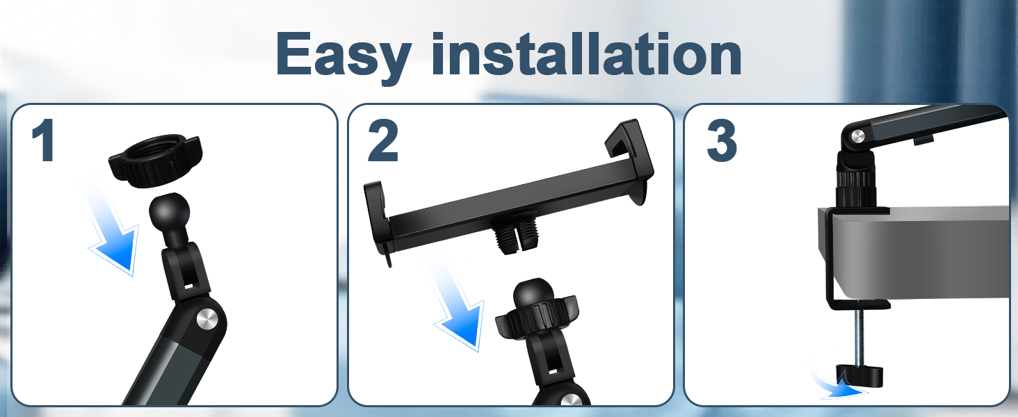 ipad clamp mount