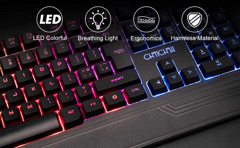 backlit keyboard for pc teclado gamer light keyboard for laptop