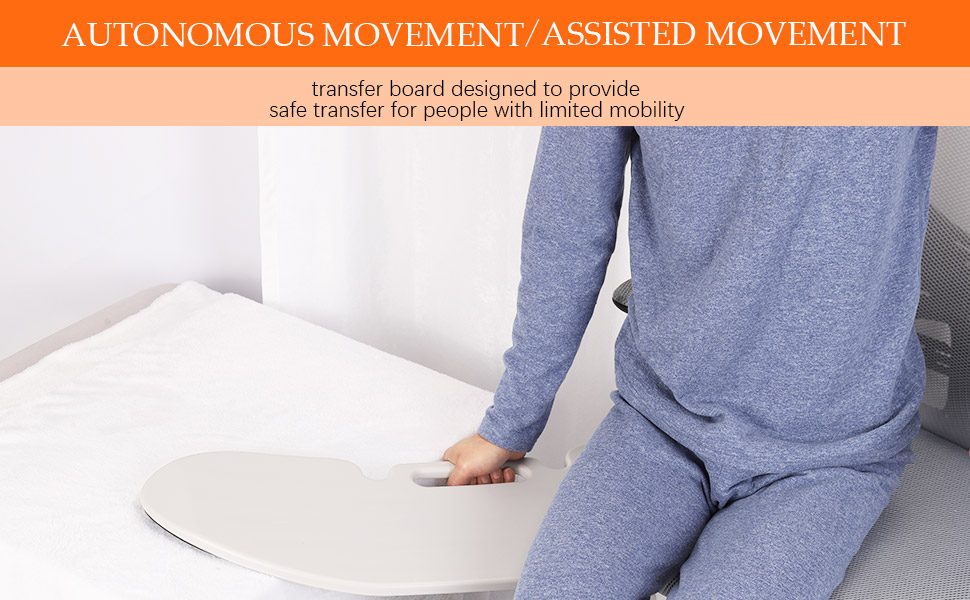 Sliding Transfer Board with Tubular Slide Sheet, Senior and